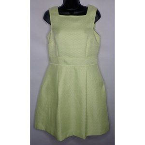 Mixt By Heidi Weisel Size 10 Dress Fit & Flare Sleeveless‎ Classic Green Career